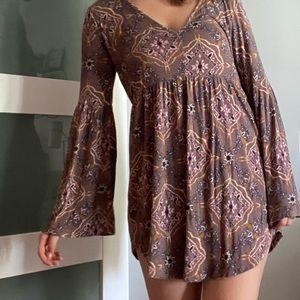 O’neill mini dress with flare sleeves